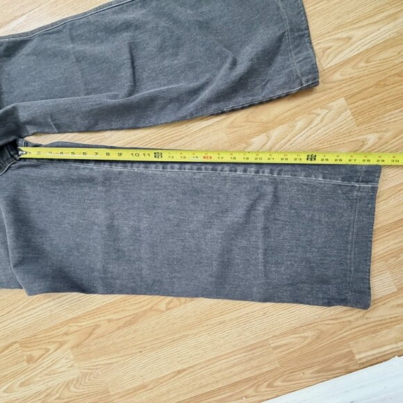 Democracy High Rise Wide Leg Jeans Womens Size 12 Charcoal Denim - Picture 4 of 8